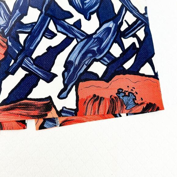 Moulinette Soeurs Poppies Fantastic Flower Pattern Printed Skirt Size 8 - Picture 4 of 7